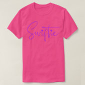 Swiftie Paarse TShirt (Design voorkant)