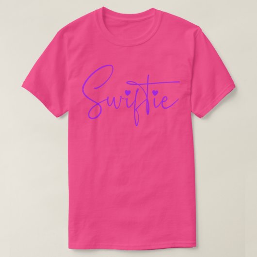 Swiftie Paarse TShirt (Design voorkant)