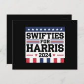 Swifties voor Kamala Harris 2024 Briefkaart (Voorkant / Achterkant)