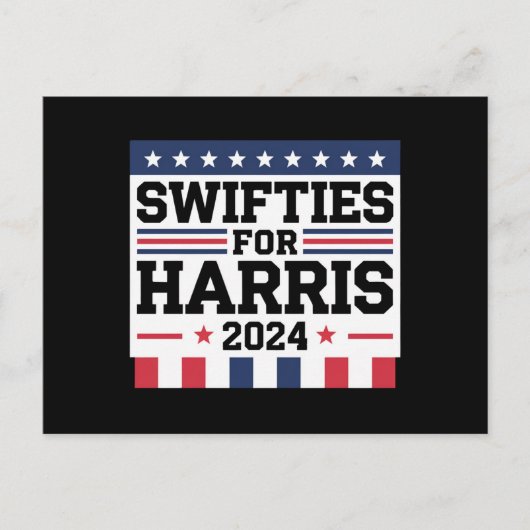 Swifties voor Kamala Harris 2024 Briefkaart (Voorkant)