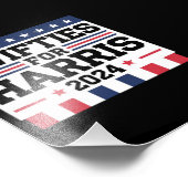 Swifties voor Kamala Harris 2024 Foto Afdruk (Hoek)