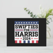 Swifties voor Kamala Harris 2024 Kaart (Staand voorkant)
