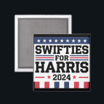 Swifties voor Kamala Harris 2024 Magneet<br><div class="desc">Swifties voor Kamala Harris 2024 Stem Steun Harris</div>