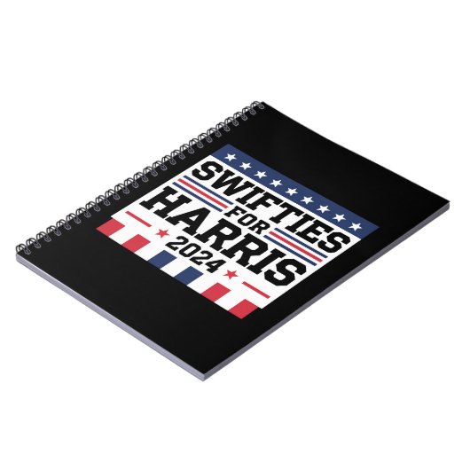 Swifties voor Kamala Harris 2024 Notitieboek (Linkerzijde)