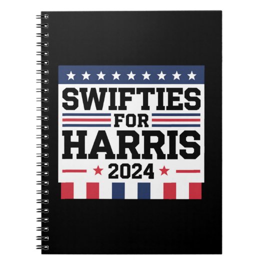 Swifties voor Kamala Harris 2024 Notitieboek (Voorkant)