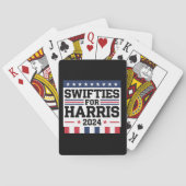Swifties voor Kamala Harris 2024 Pokerkaarten (Achterkant)