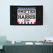 Swifties voor Kamala Harris 2024 Spandoek (Beurs)