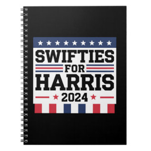 Swifties voor Kamala Harris 2024 Stemsteun  Notitieboek