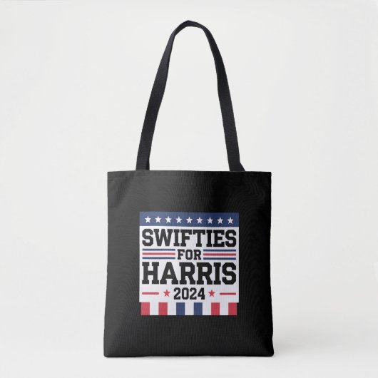 Swifties voor Kamala Harris 2024 Tote Bag (Voorkant)