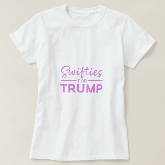 Swifties voor Trump T-shirt (Design voorkant)