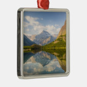 Swiftstroom Lake met veel Glacier hotel en Metalen Ornament (Rechts)