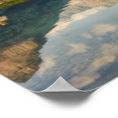 Swiftstroom Lake met veel Glacier hotel en Poster (Hoek)