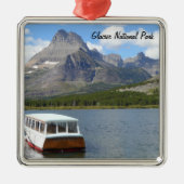 Swiftstroommeer - Nationaal Park Glacier Metalen Ornament (Voorkant)