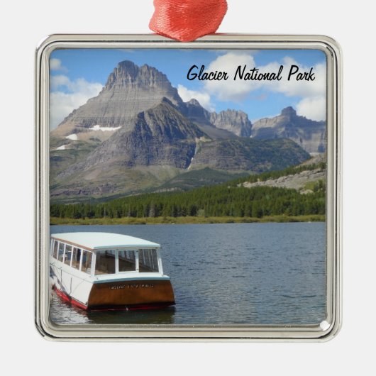 Swiftstroommeer - Nationaal Park Glacier Metalen Ornament (Voorkant)