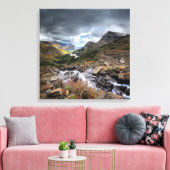 Swiftstroompas 3 - Nationaal Park Glacier Canvas Afdruk (Insitu (Woonkamer))