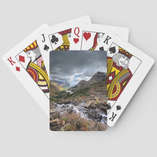 Swiftstroompas 3 - Nationaal Park Glacier Pokerkaarten (Achterkant)