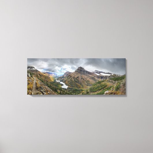 Swiftstroompas 4 - Nationaal Park Glacier Canvas Afdruk (Voorkant)
