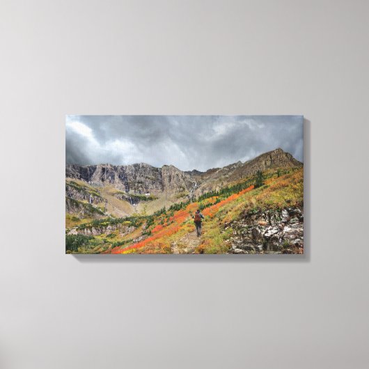 Swiftstroompas - Nationaal Park Glacier Canvas Afdruk (Voorkant)