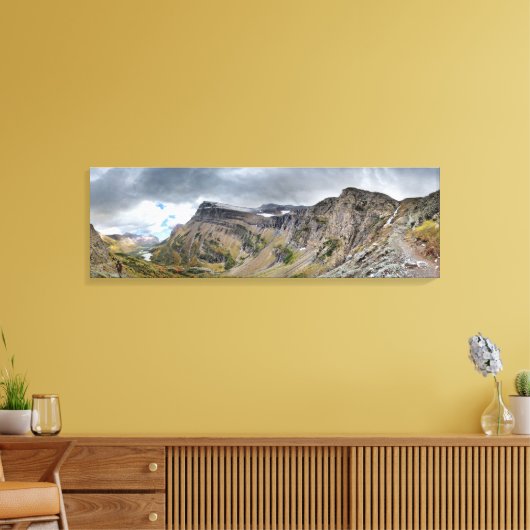 Swiftstroompas - Nationaal Park Glacier Canvas Afdruk (Insitu (Woonkamer))