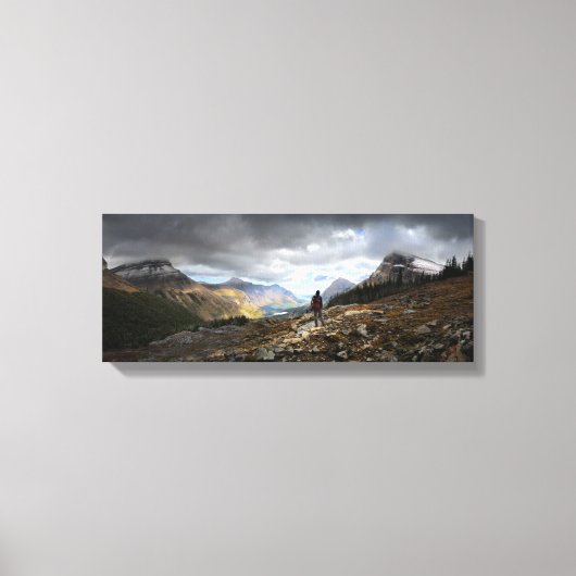 Swiftstroompas - Nationaal Park Glacier Canvas Afdruk (Voorkant)