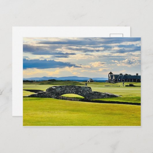 Swilcan Bridge - Old Course St Andrews Feestdagenkaart (Voorkant / Achterkant)