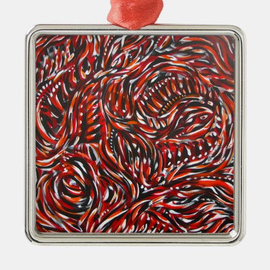 Swim[1] ljs metalen ornament (Voorkant)