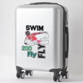 Swim - 200 vliegen sticker (Koffer)
