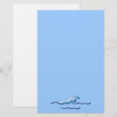 SWIM 2 Stationery Briefpapier (Voorkant / Achterkant)