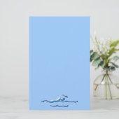 SWIM 2 Stationery Briefpapier (Staand voorkant)