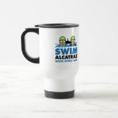 Swim Alcatraz Coffee Travel Mug Reisbeker (Links)
