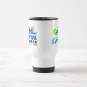 Swim Alcatraz Coffee Travel Mug Reisbeker (Center)