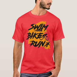 Swim Bike Run 28 T-shirt
