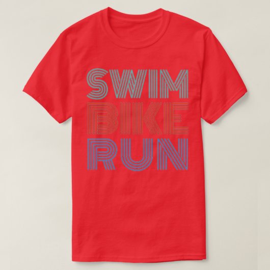 Swim Bike Run 36 T-shirt (Design voorkant)