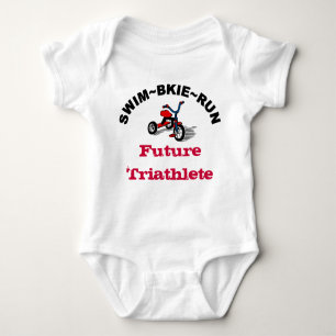 Swim~Bike~Run Future Triathlete Baby T-shirt