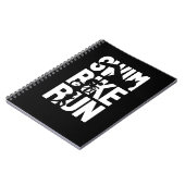 Swim Bike Run Notitieboek (Linkerzijde)