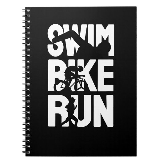 Swim Bike Run Notitieboek (Voorkant)