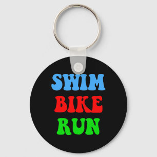 Swim Bike Run Sleutelhanger