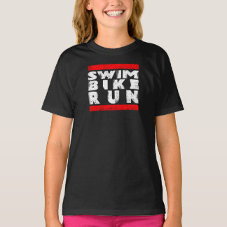 SWIM BIKE RUN T-SHIRT
