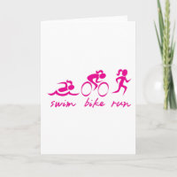 Swim Bike Run Tri Girl