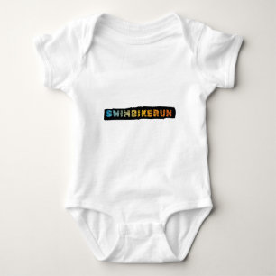 Swim Bike run, triathlon, cool design Romper