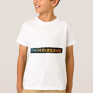 Swim Bike run, triathlon, cool design T-shirt