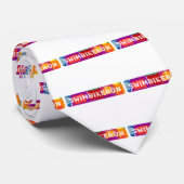 SWIM BIKE RUN, Triathlon design Stropdas (Opgerold)