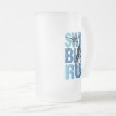 Swim Bike run -  Triathlon Matglas Bierpul (Voorkant rechts)