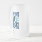 Swim Bike run -  Triathlon Matglas Bierpul (Voorkant links)