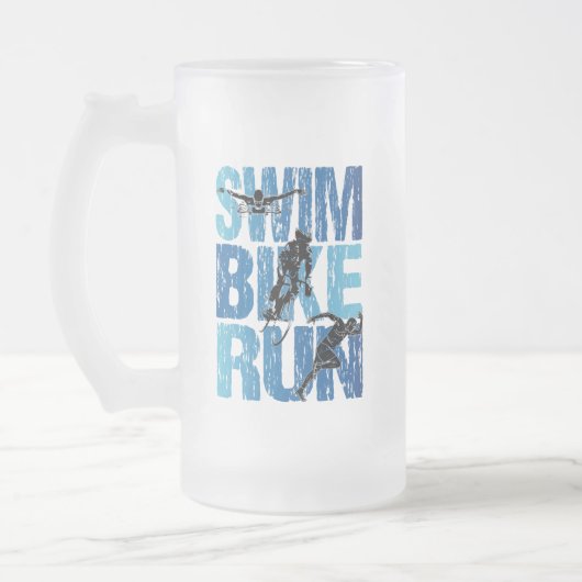 Swim Bike run -  Triathlon Matglas Bierpul (Links)