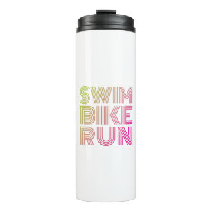 Swim Bike Run, Triathlon Thermosbeker