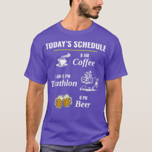 Swim Bike Run Triathlon Triathlete Athletics Coffe T-shirt