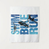Swim Bike run - Triathlon Wandkleed (Voorkant)