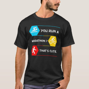 Swim Bike run Triatlete Triathlon Swimming Biking T-shirt
