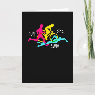 Swim Bike Run Triatlon Sport Athlete Marathleon Kaart